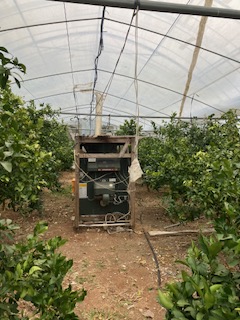 加温ハウスのお仕事